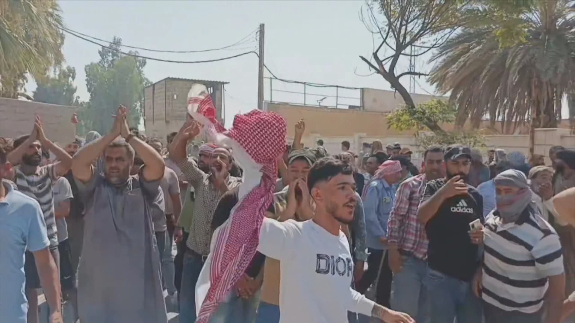 Xwenîşandana li Hisîçayê / Wêne: Ji dîmenan hatiye girtin