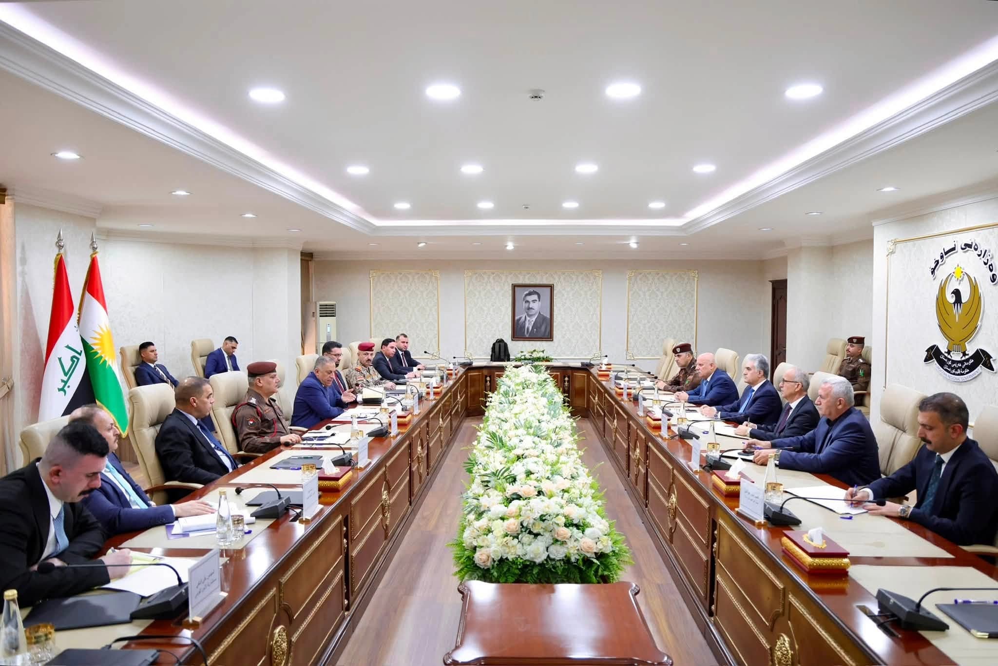 Erbil-Baghdad security officials meet in Erbil to discuss security agreement between Iraq and Iran, August 15, 2026. Photo: Iraqi National Security