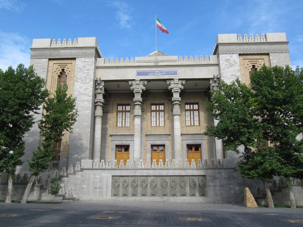 The building of the Ministry of Foreign Affairs in Tehran. File Photo: IRNA