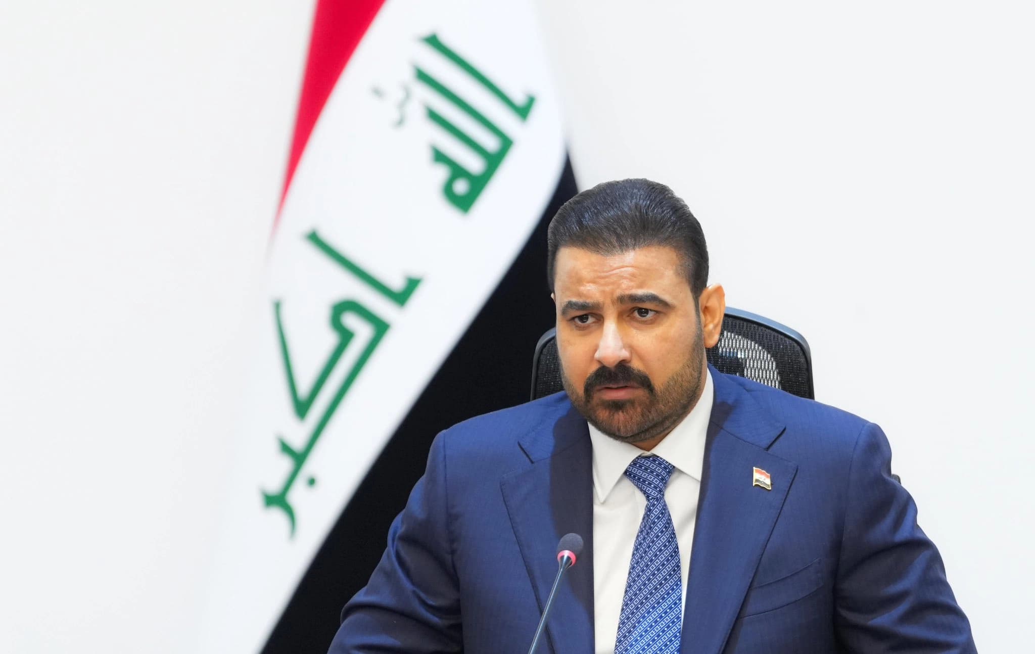 Iraqi Prime Minister Ali al-Zaidi chairs a cabinet meeting in Baghdad on August 17, 2026. Photo: IraqiPMO/X