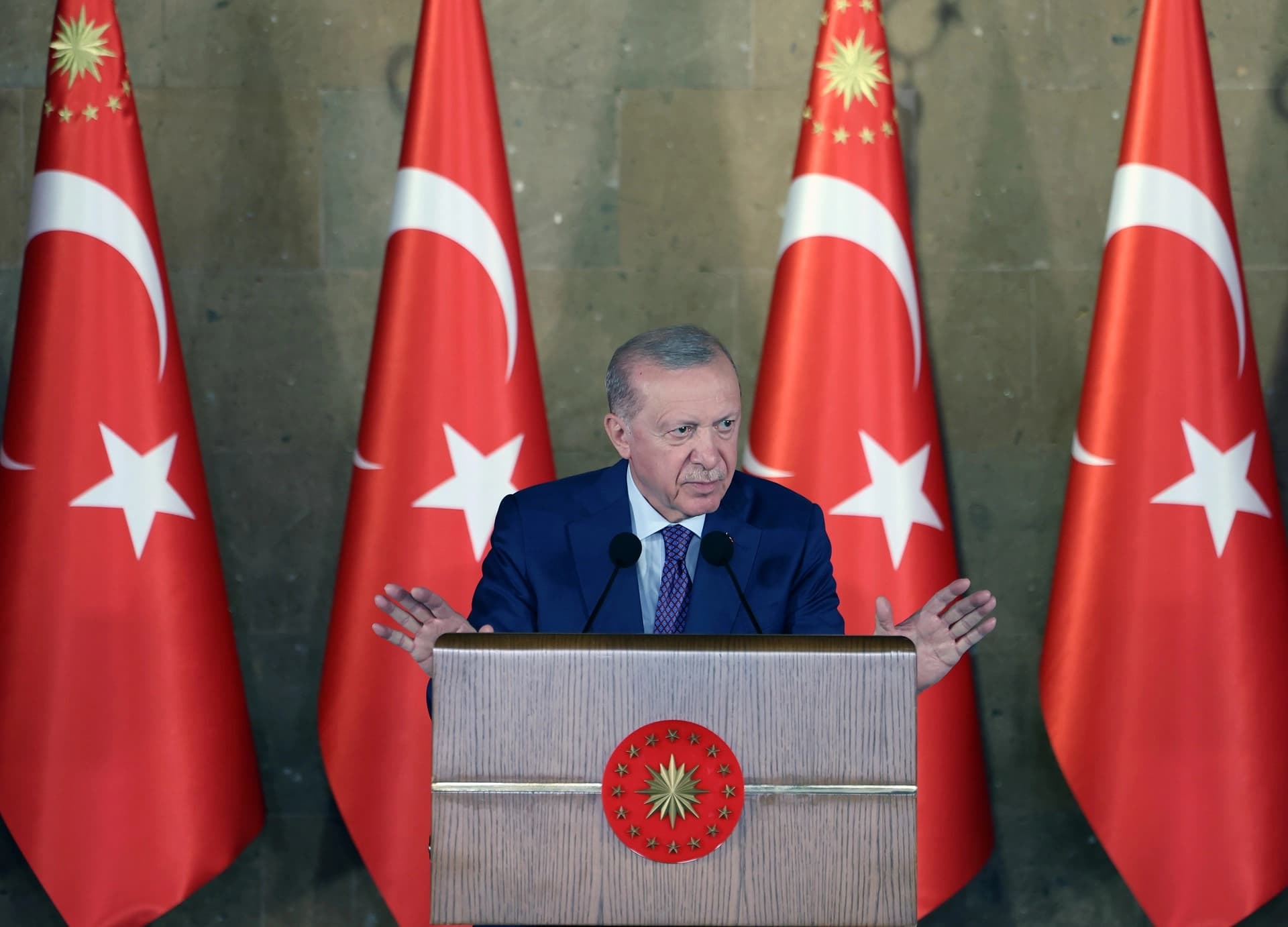 Serokkomarê Tirkiyeyê Recep Tayyîp Erdogan / Wêne: AA