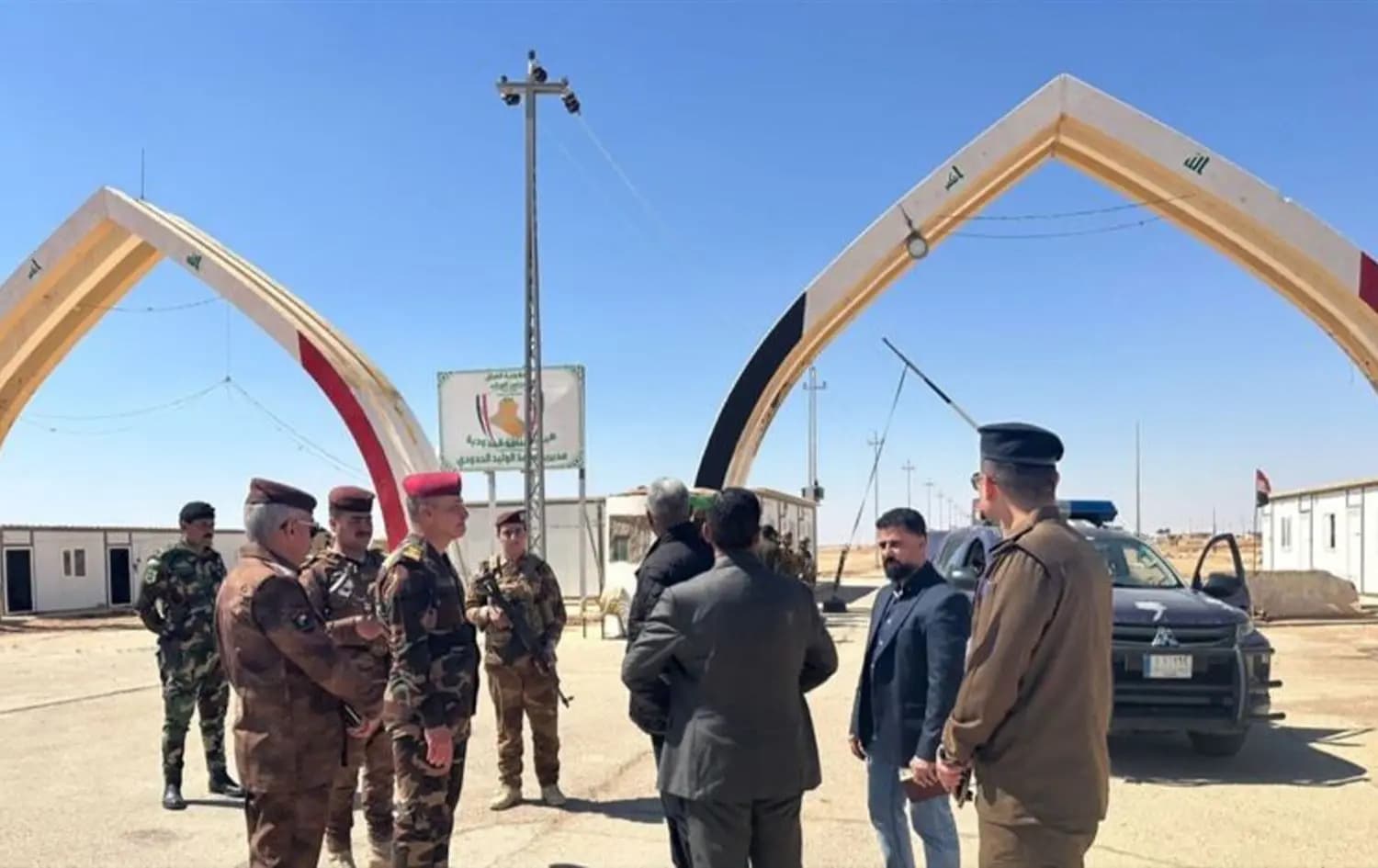 منفذ الوليد الحدودي \ أرشيفية