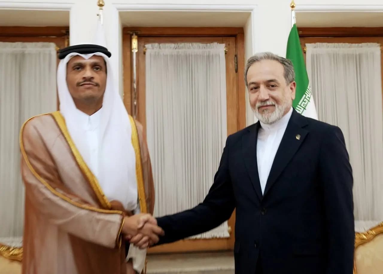 Mihemed Bin Ebdurehman Al Sanî û Ebas Eraqçî / Wêne: AA