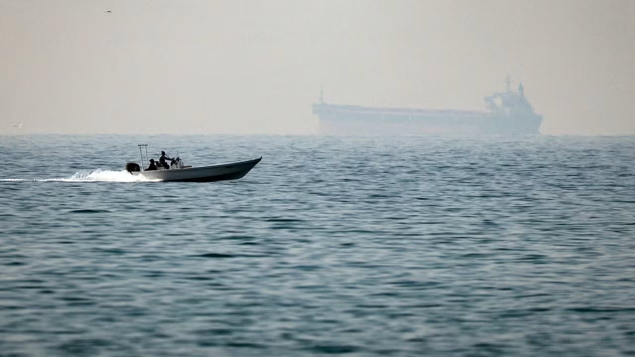 The Strait of Hormuz, pictured in February 2026. File photo: AFP
