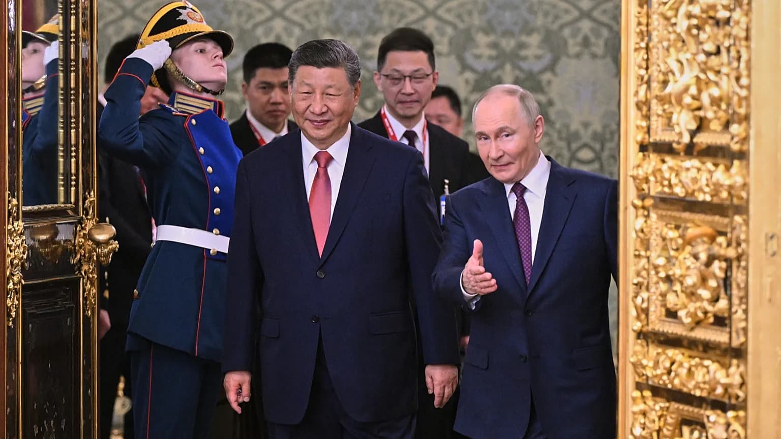 Foto: Rusya Devlet Başkanı Vladimir Putin ve Çinli mevkidaşı Xi Jinping, 8 Mayıs 2025 Perşembe günü Rusya'nın başkenti Moskova'daki Kremlin'de bir araya gelmişti. - © Copyright 2025 Photo host agency RIA Novosti