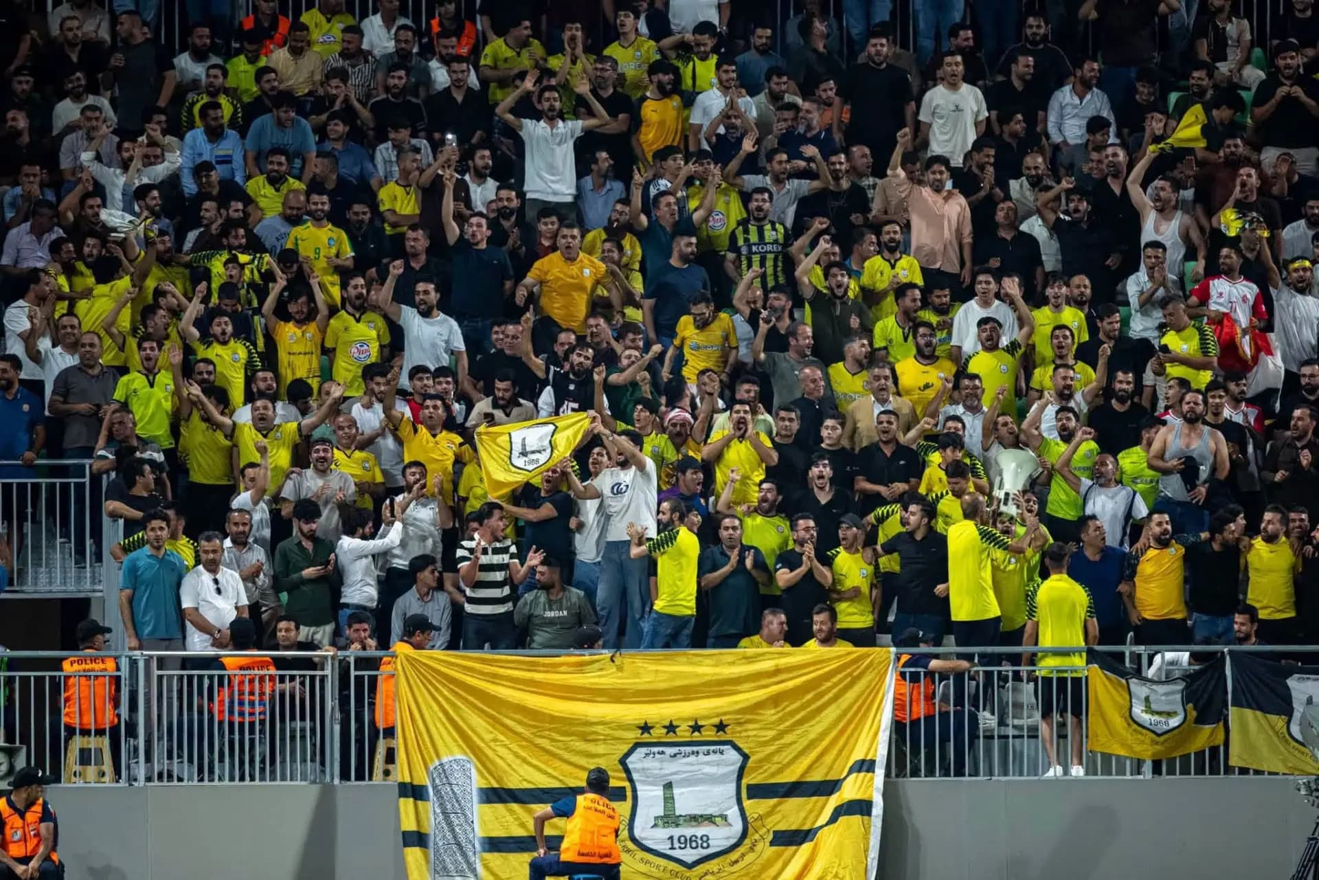 Alîgirên tîma futbolê ya Hewlêrê/ Wêne: Arşîv