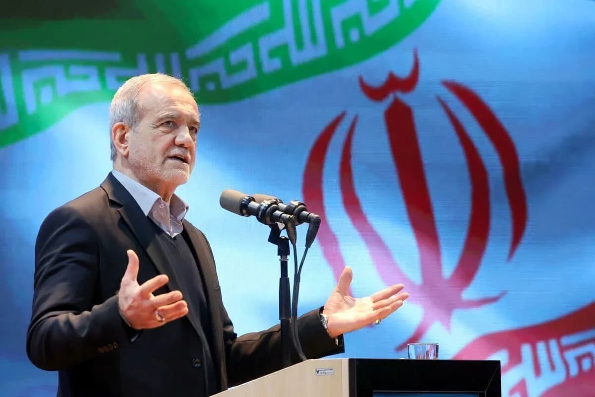 مەسعود پزیشکیان، سەرۆککۆماری ئێران سەرچاوە: سەرۆکایەتیی کۆماری ئێران