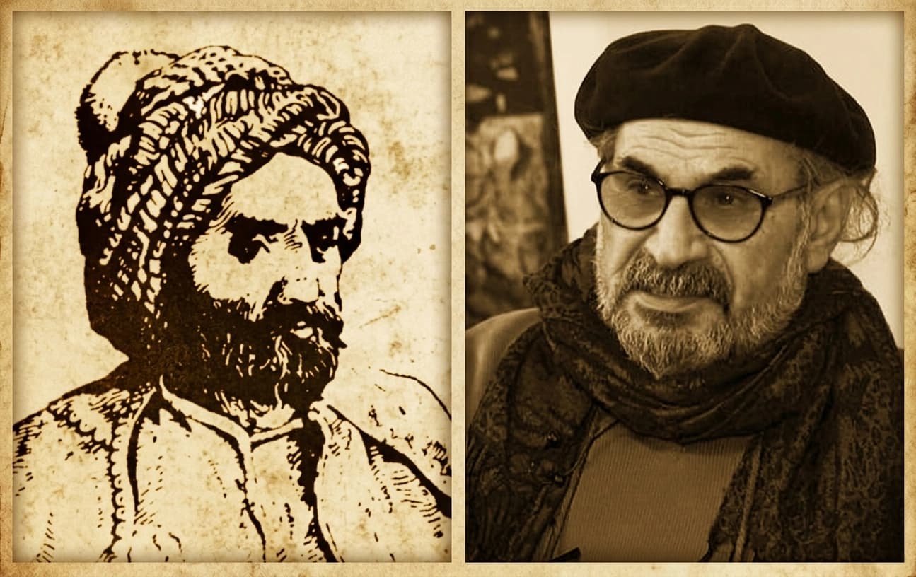 Wêneyê temsîlî yê Ehmedê Xanû û Ehmed Huseynî / Wêne: Rûdaw