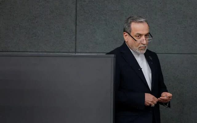 Iranian FM Abbas Araghchi in Geneva during US-Iranian talks in February. Photo: File/AFP