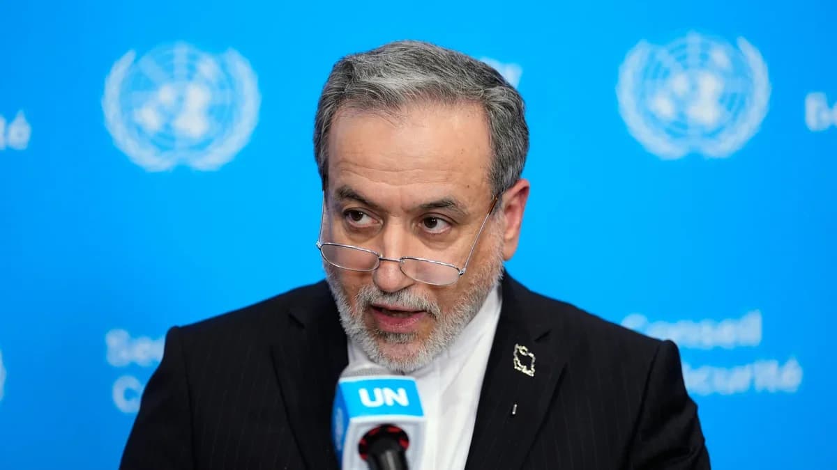 Iran's Foreign Minister Abbas Araghchi at the 81st UNGA. Photo: AP