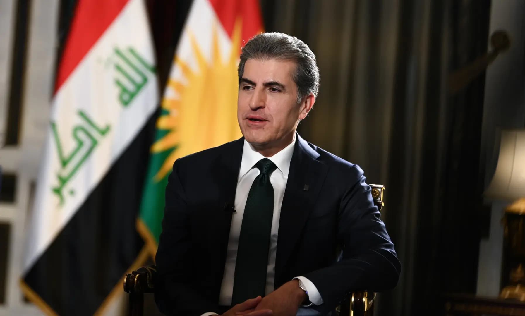 رئيس إقليم كوردستان نيجيرفان بارزاني