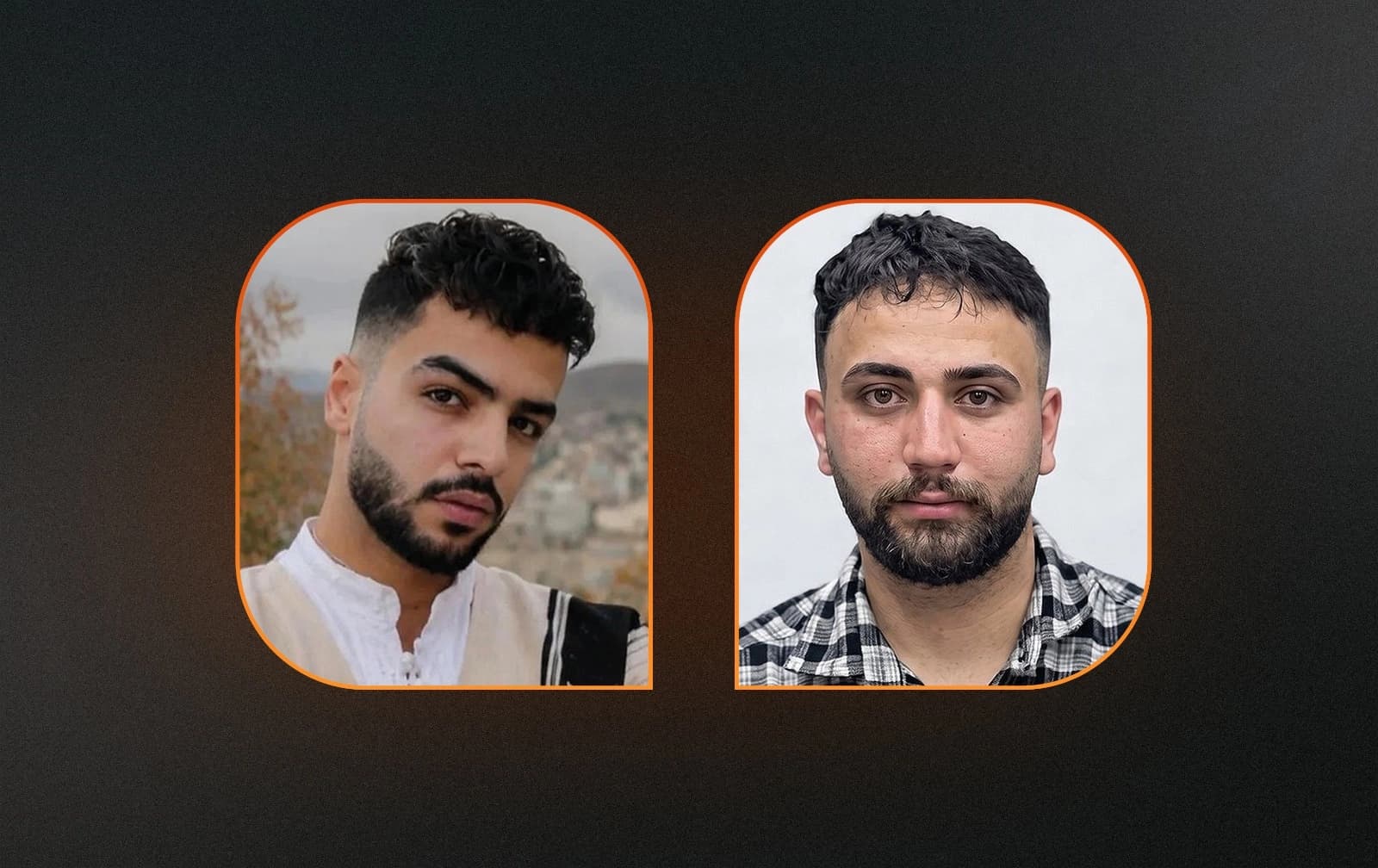 Alireza Raeisi (left) and Alireza Sepahi (right). Photo: IHR