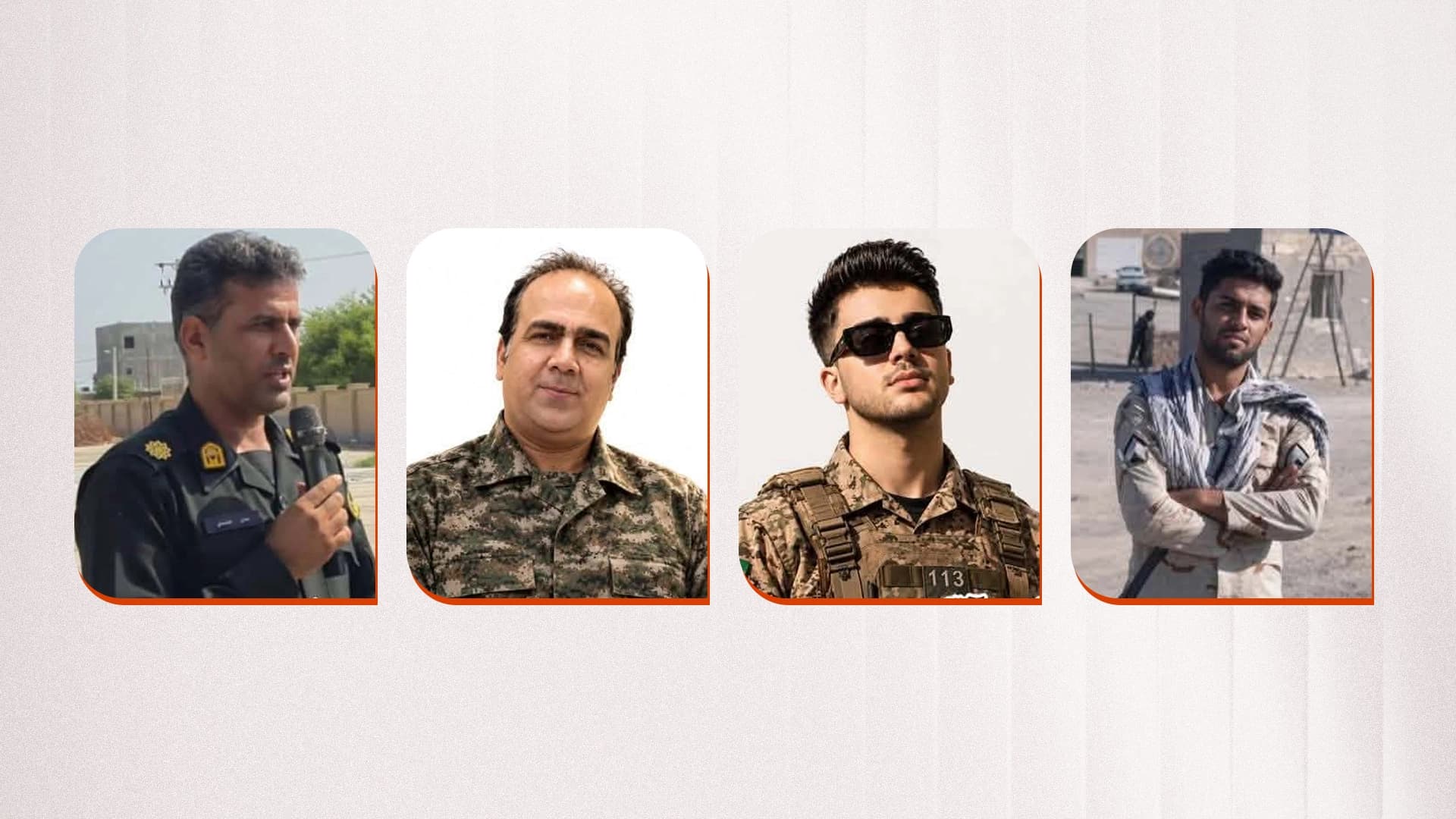 From the left to right: Mahdi Jamshidi, Mohammad Reza Okati, Abbas Aghaei, Vahid Enayat. Photo: Haalvsh