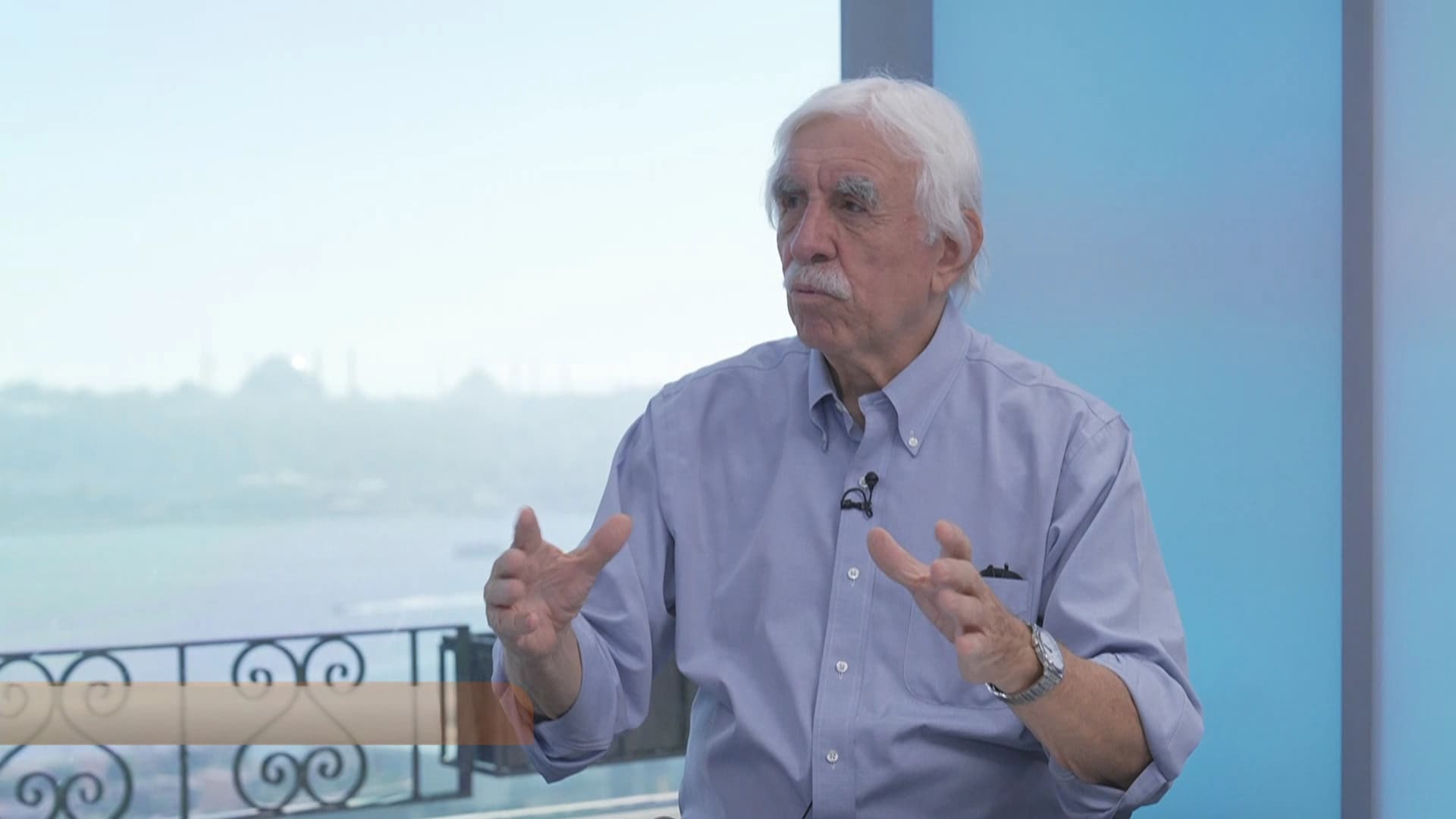 Cengiz Candar, lawmaker from Turkey’s pro-Kurdish Peoples’ Equality and Democracy Party (DEM Party), speaks to Rudaw in an interview on October 10, 2026. Photo: Screengrab/ Rudaw
