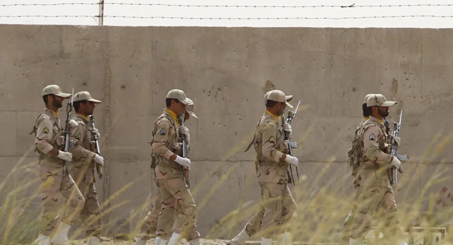 Iranian border guards. File photo: AFP