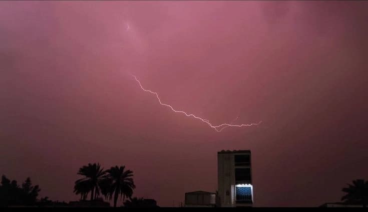 عاصفة رعدية في العراق - أرشيف