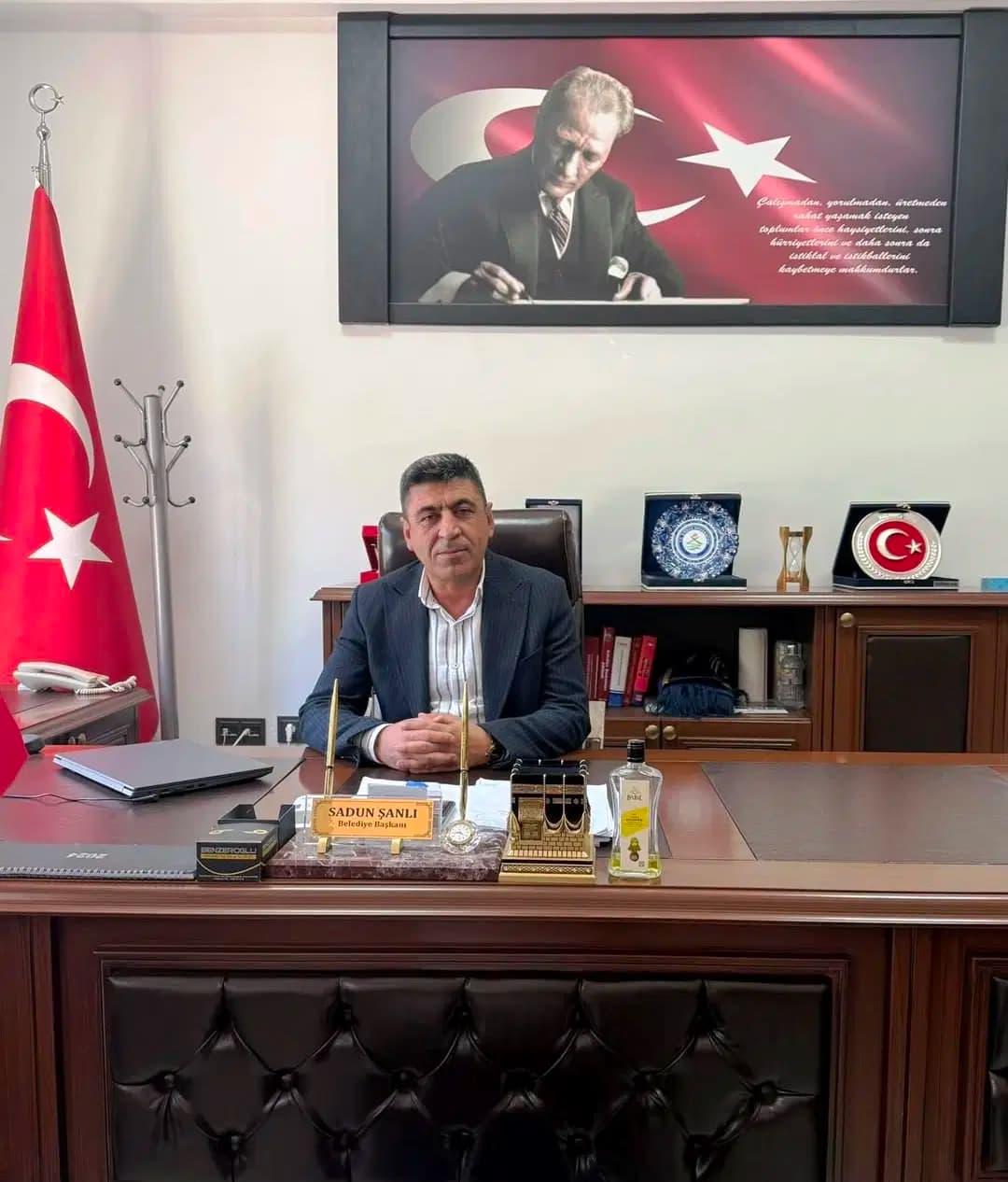 Kasrik Belde Belediye Başkanı Sadun Şanlı CHP'den istifa etti.