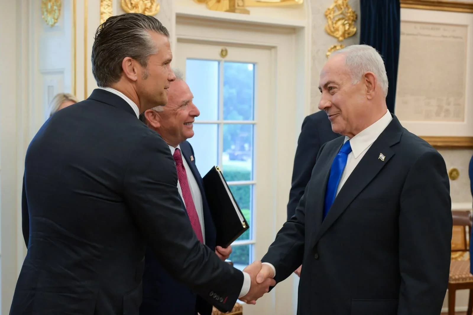 Hegseth meets Netanyahu on secret Israel visit amid reports of new strikes on Iran