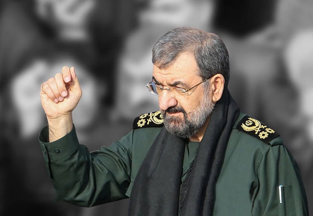 موحسین رەزایی، سکرتێری ئەنجوومەنی باڵای ئاسایشی نیشتمانیی ئێران.