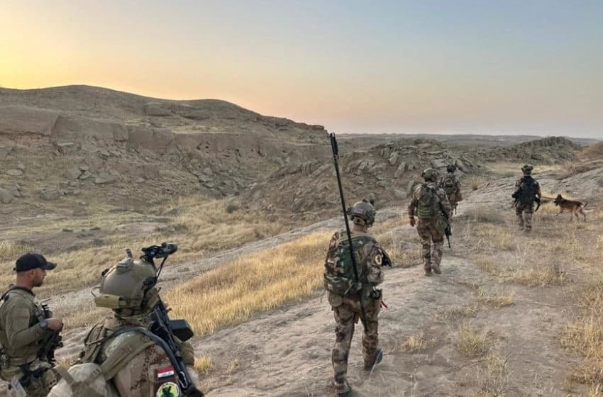 Iraqi security forces conduct a search for ISIS remnants. Photo: Iraqi News Agency