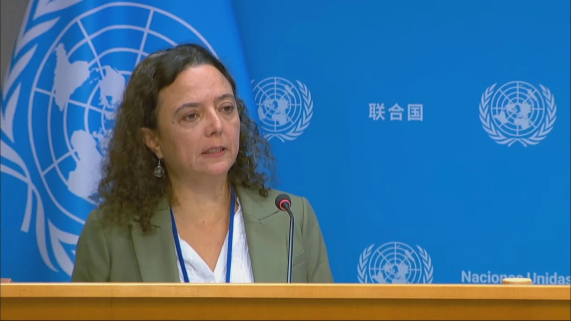 گوتەبێژی سکرتێری گشتیی UN بۆ رووداو: راپۆرتەکانی هێرشکردنە سەر ئاوارەکانی گرێسپیم نەبینیون