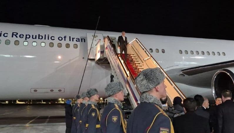 Iranian President Masoud Pezeshkian arrives in Moscow on October 26, 2026. Photo: IRIB news