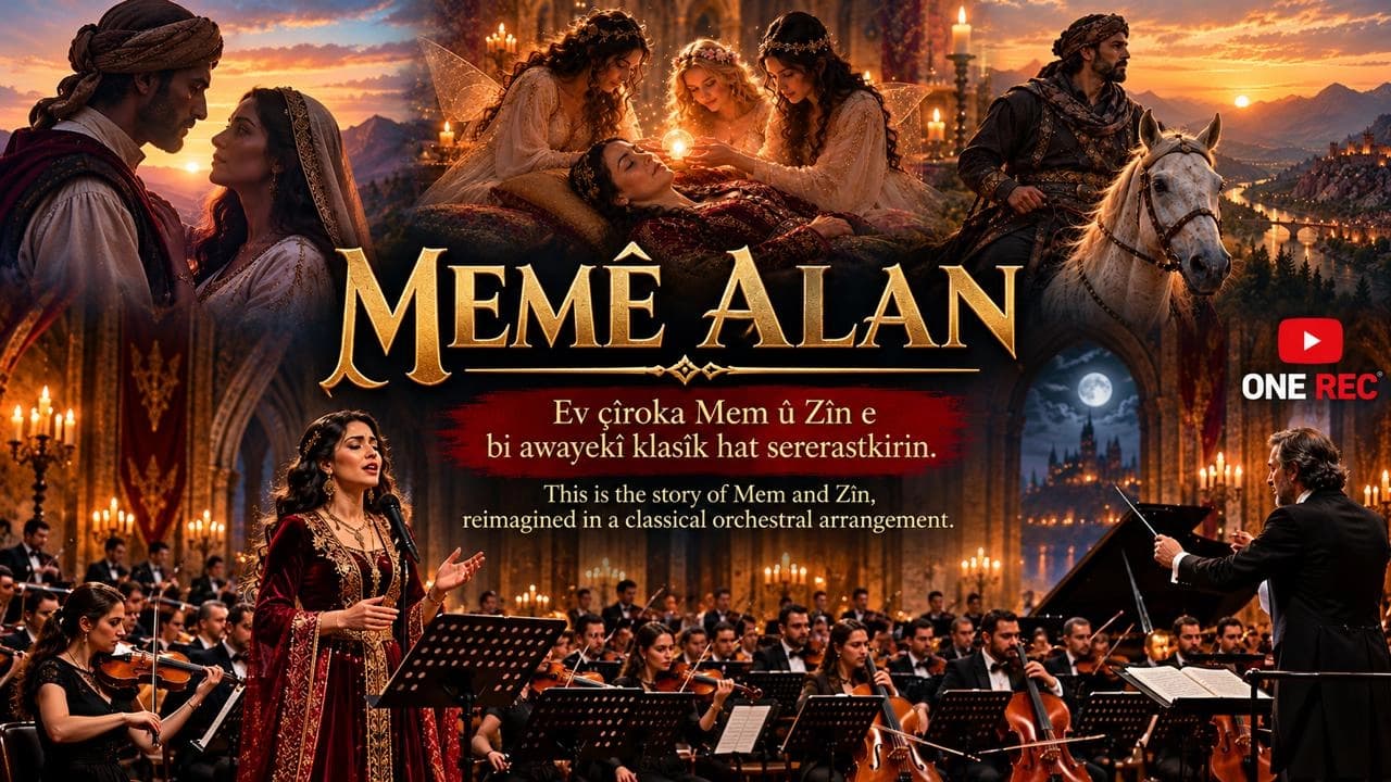 Kürt müziğinde yeni yorum: ‘Mem û Zîn’ klasik orkestra versiyonuyla yayımlandı