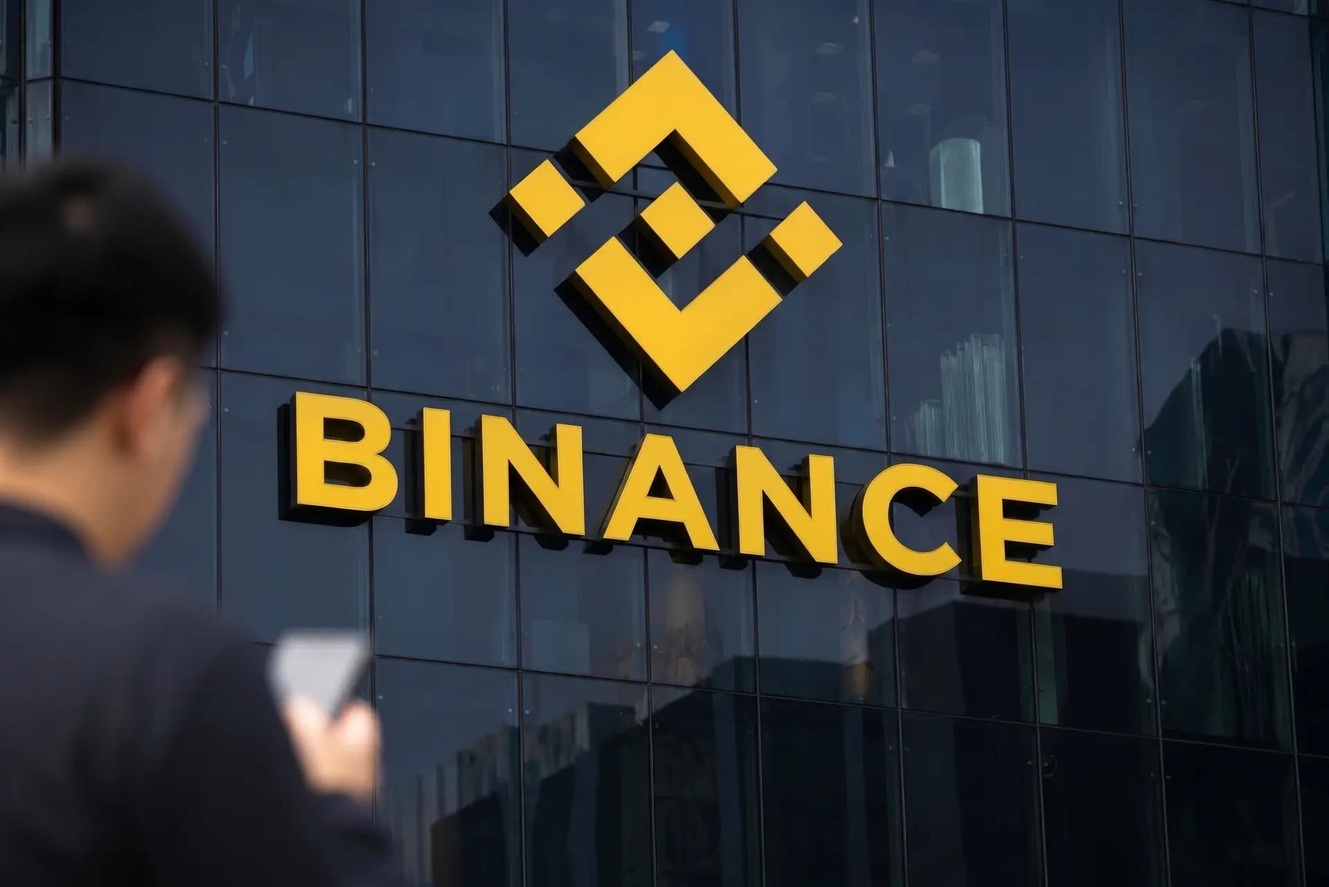 شعار منصة "باينانس" (Binance) للعملات المشفرة